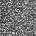 splitring - zwart 5 mm