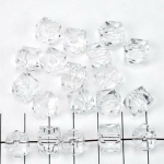 acrylic faceted cube - transparent