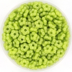 flower beads 5 mm - powdery chartreuse