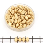 gemduo - matte metallic flax