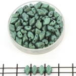 gemduo - allic suede light green