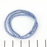 glass pearl 2 mm - medium blue
