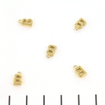 stainless steel letter bedel - goud B