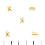 stainless steel letter bedel - goud K