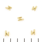 stainless steel letter bedel - goud N