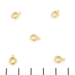 stainless steel letter bedel - goud O