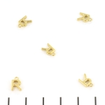 stainless steel letter bedel - goud R