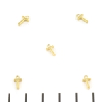 stainless steel letter bedel - goud T