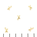 stainless steel letter bedel - goud X