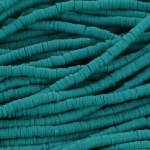Katsuki Heishi (disc)kralen 4 mm - donker turquoise