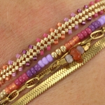 DIY herringbone armband - boho