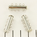 slide lock magnetic silver - 4 rings