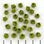 Chinese knot round - chartreuse