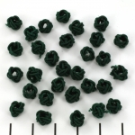 Chinese knot round - forest green