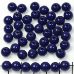 kunststof rond 8 mm opaque - donkerblauw