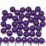 acrylic round 8 mm opaque - purple