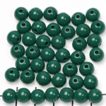 acrylic round 8 mm opaque - dark green