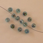 folie klein rond - blauw