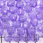 acrylic faceted round - lilac