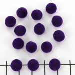 suede bead - purple