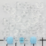 kralenkap bloem  - transparant crystal
