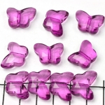 acrylic faceted butterfly - purple
