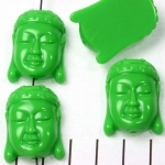 meditation buddha - green