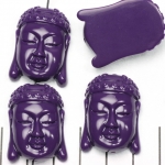 meditation buddha - purple