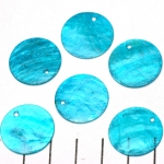 schell thin round flat 20 mm - turquoise