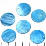 schell thin round flat 20 mm - dark turquoise