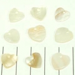 schelp hart - opque wit