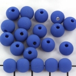 kunststof mat rond 8 mm - donkerblauw