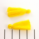 kwastje 30 mm - geel
