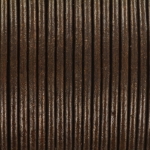 leather 2 mm - dark metallic tamba
