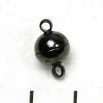 magnetic clasp super strong - 8 mm black