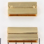 magnetisch slotje met gleuf 38 mm - rose goud