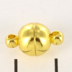 magnetic clasp super strong - 8 mm gold