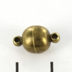 magnetic clasp super strong - 8 mm antique bronze