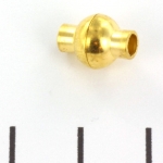 magnetisch slotje supersterk voor veters - 3 mm gat goud