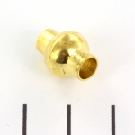 magnetisch slotje supersterk voor veters - 5 mm gat goud