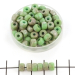 Matubo seed bead 2/0 (6 mm) - matte opaque turquoise rembrandt