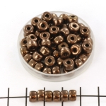 Matubo seed bead 2/0 (6 mm) - dark bronze