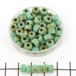 Matubo seed bead 2/0 (6 mm) - turquoise picasso