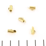 metal clip - gold 7mm stainless steel