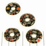 millefiori donut - zwart