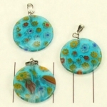 millefiori rond - turqois