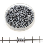 miniduo 2.5 x 4 mm - hematite