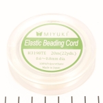 Miyuki elastiek koord - 0.7 mm 20 meter