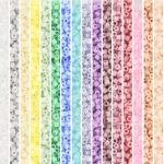 miyuki delica's 11/0 - pastel rainbow