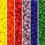 miyuki seed beads 8/0 - rainbow